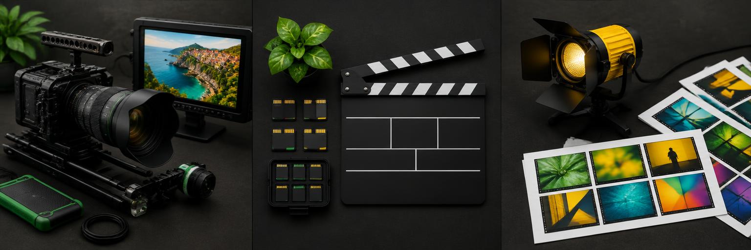Cinema camera and video monitor